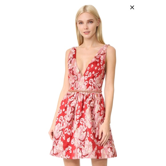 Marchesa Dresses & Skirts - Marchesa Notte sleeveless leopard cocktail dress